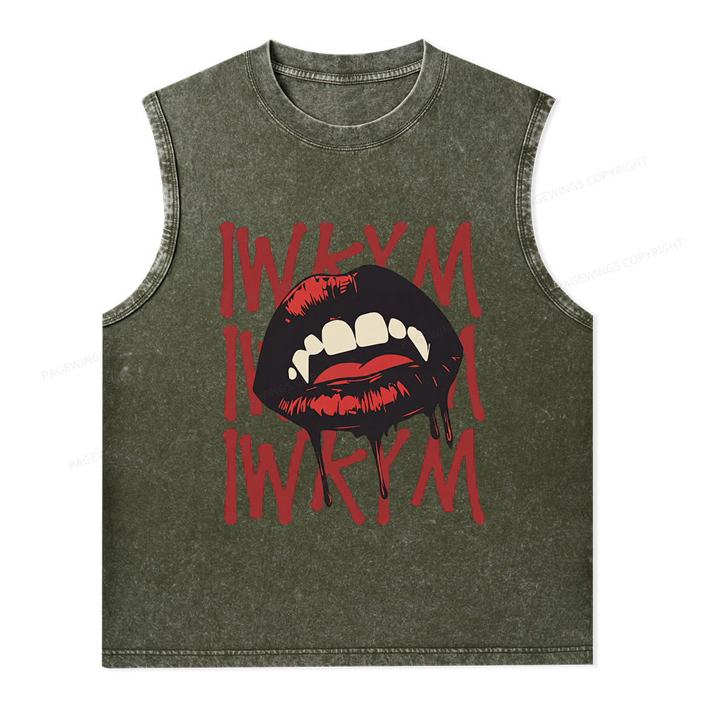 Pagewings Sci-Fi Novel Lover Unisex Washed Tank Top