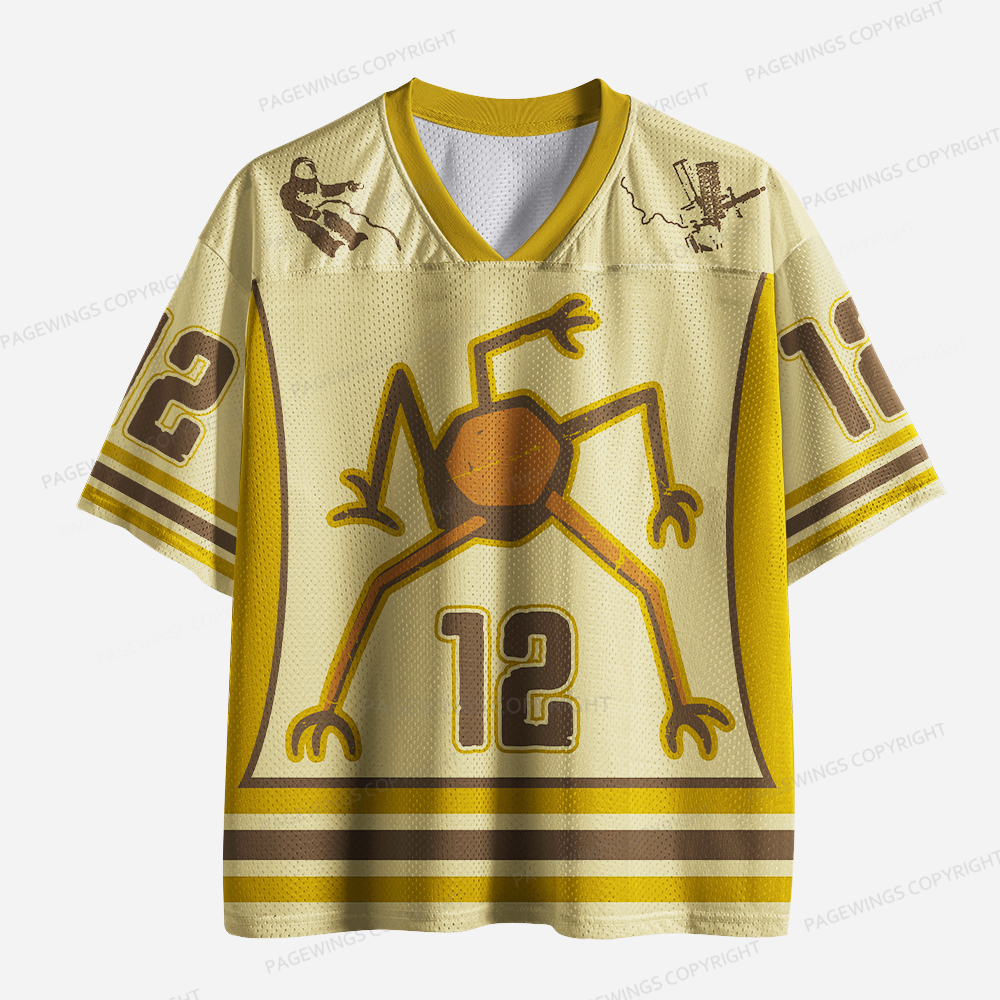 Pagewingse You Sleep I Watch Unisex Mesh Jersey