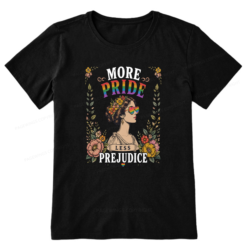 Pagewings More Pride Less Prejudice Unisex Classic T-shirt