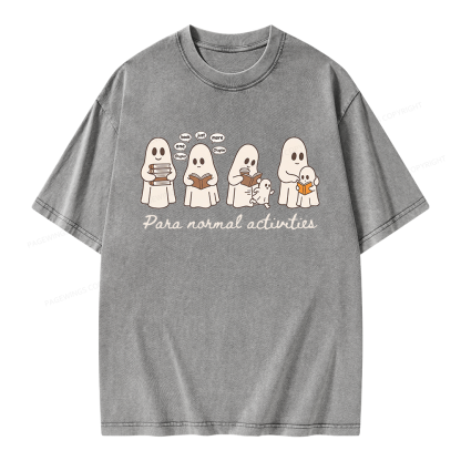 Pagewings Just One More Chapter Unisex Washed T-shirt