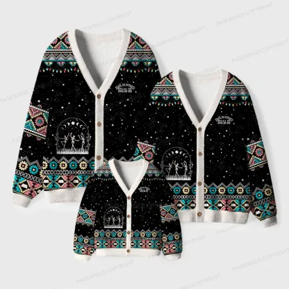 Pagewings Hell Is Empty And All The Devils Are Here Unisex Ugly Cardigan Sweaters