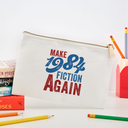 Pagewing Make 1984 Fiction Again Solid and Distressed Pouch