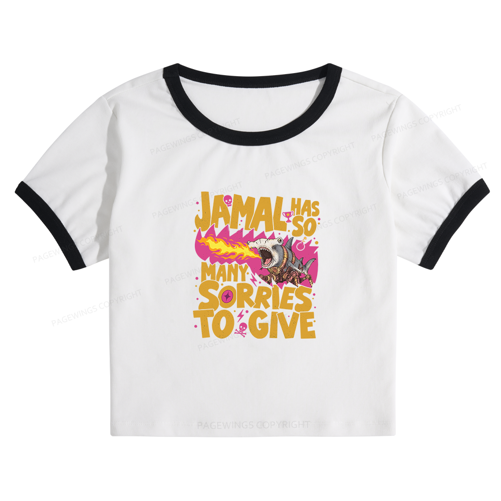 Pagewings Sci-Fi Novel Lover Baby Tee Cropped Ringer T-Shirt
