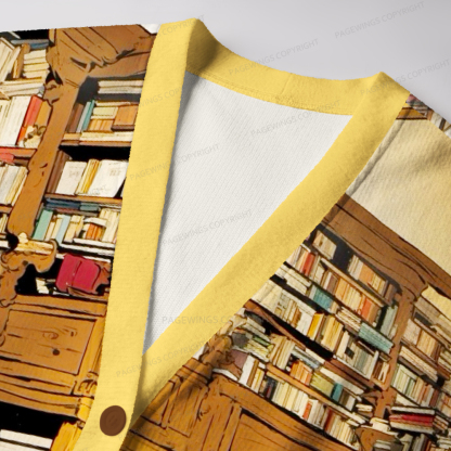 Pagewings Good Book Unisex Ugly Cardigan Sweaters