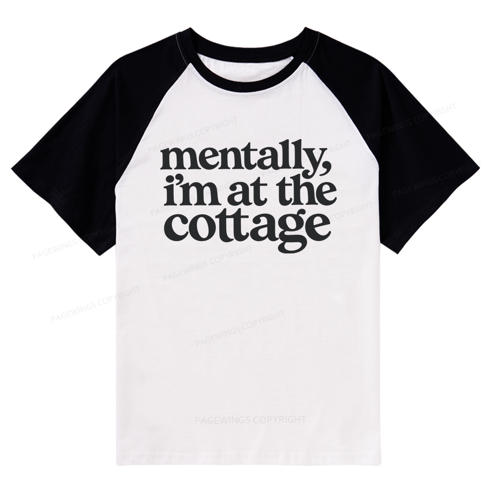 Pagewings At The Cottage Raglan T-shirt