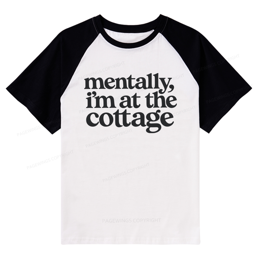 Pagewings At The Cottage Raglan T-shirt