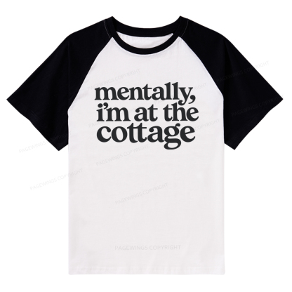 Pagewings At The Cottage Raglan T-shirt