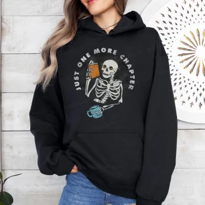 Pagewings Halloween Just One More Chapter Unisex Classic Hoodie