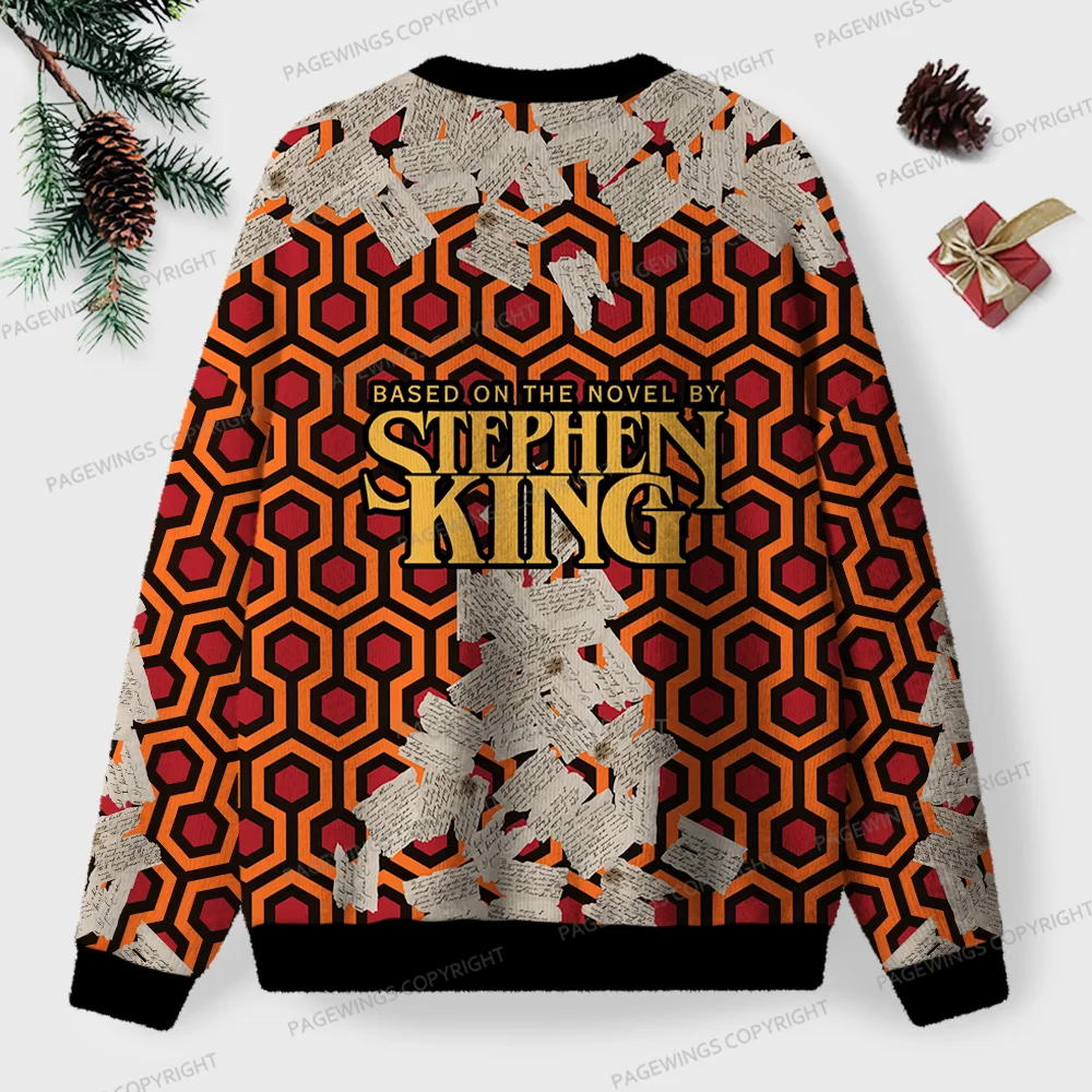 Pagewings Based On The Novel By Stephen King Unisex Ugly Knit Sweatshirt