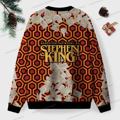 Pagewings Based On The Novel By Stephen King Unisex Ugly Knit Sweatshirt