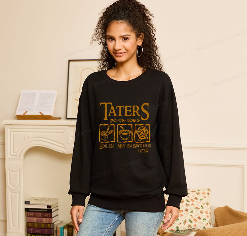 Pagewings Taters PoTaToes Unisex Classic Sweatshirt