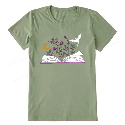 Pagewings The Flying Dragon In The Book Unisex Classic T-shirt