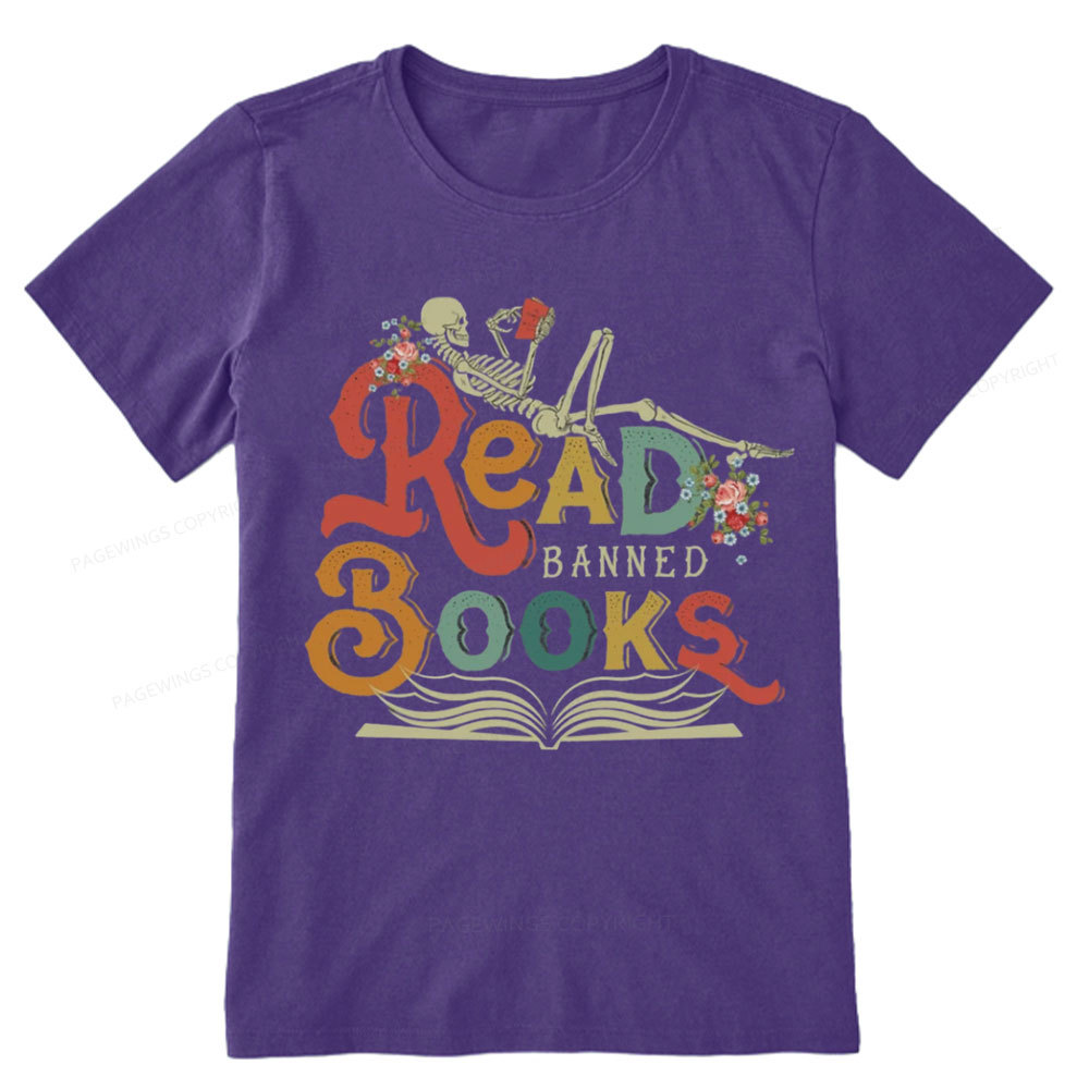 Pagewings Read Banned Books Unisex Classic T-shirt