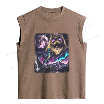 Pagewings Sci Fi Bookish Women's Washed Tank Top