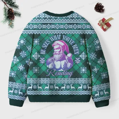 Pagewings Society Of Obstinate Headstrong Girls Unisex Ugly Knit Sweatshirt