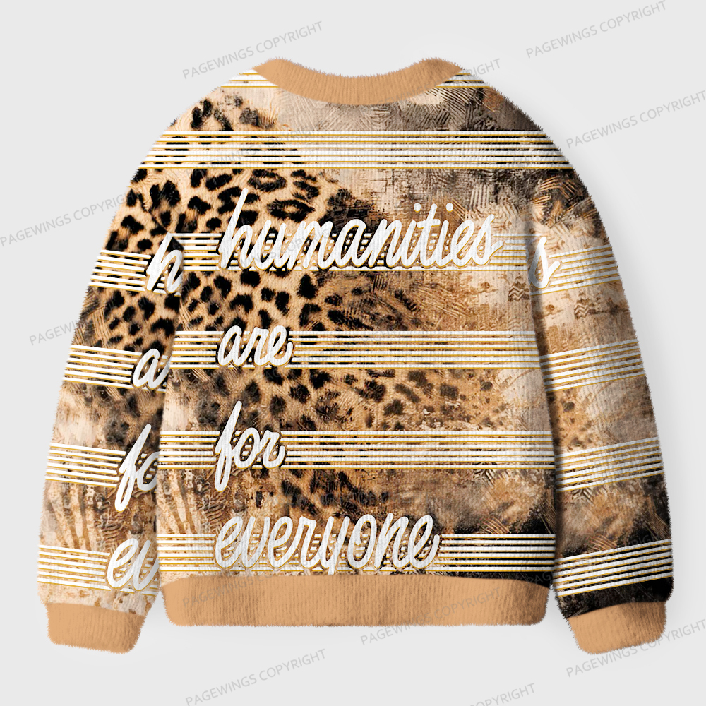 Pagewings Humanities Are For Everyone Unisex Ugly Cardigan Sweaters