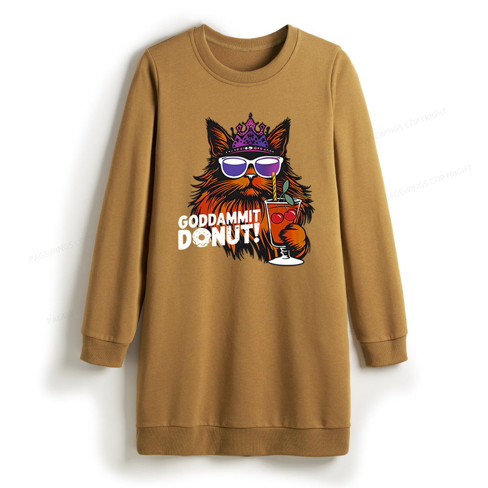 Pagewings Read Sci-Fi Book Sweatshirt Dress