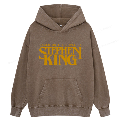 Pagewings Based On A Novel By Stephen King Unisex Washed Hoodie