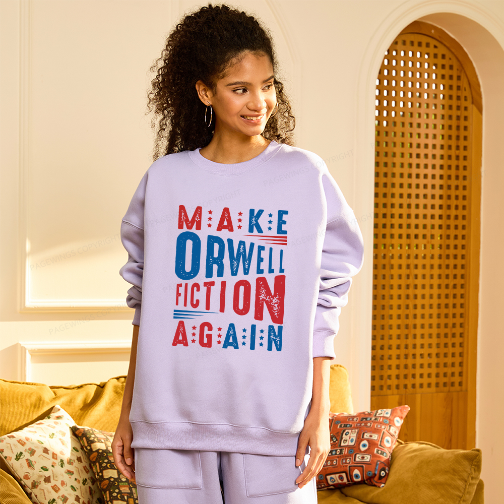 Pagewings 1984 Book Unisex Fleece Sweatshirt Set 