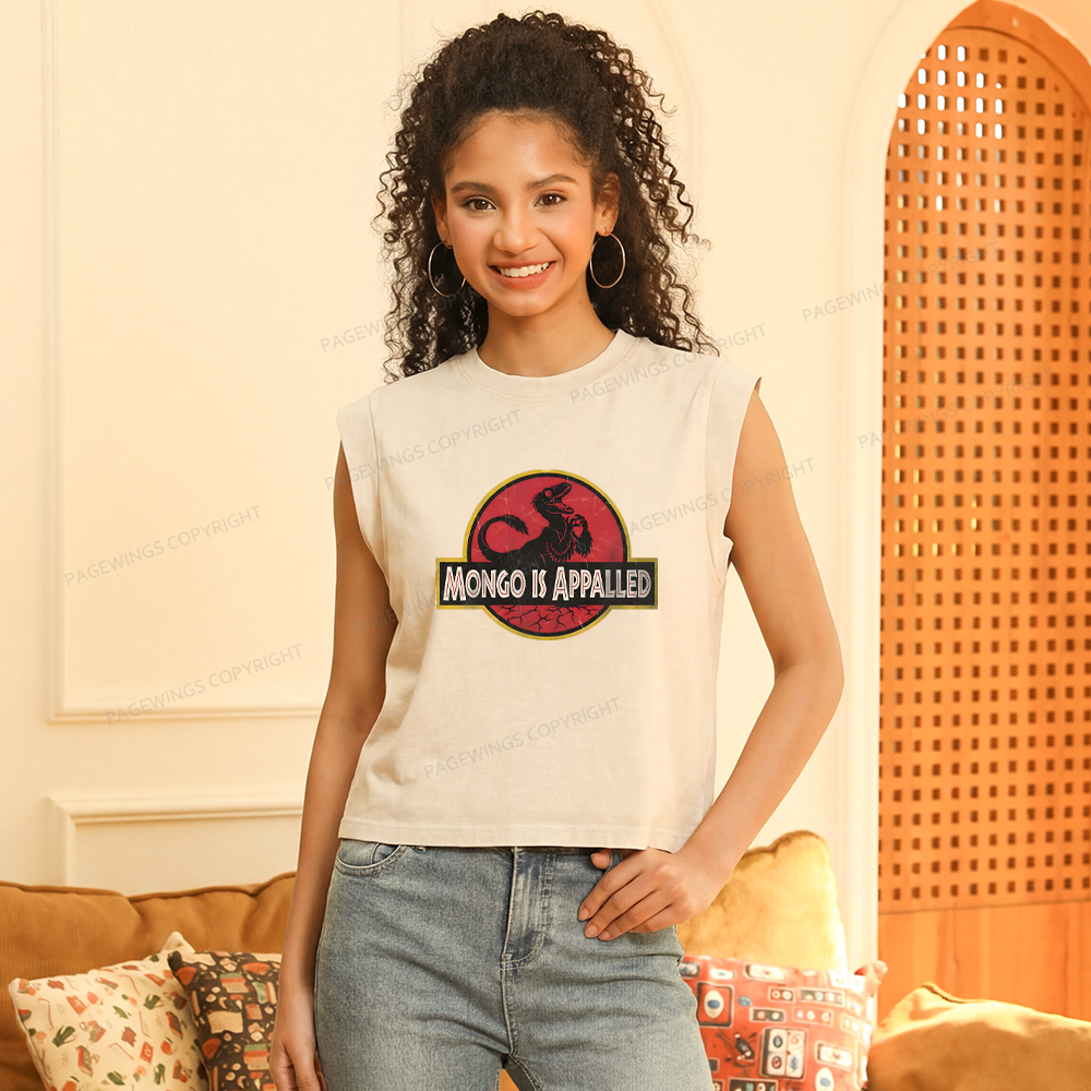Pagewings Mongo Is Appalled Women's Washed Tank Top