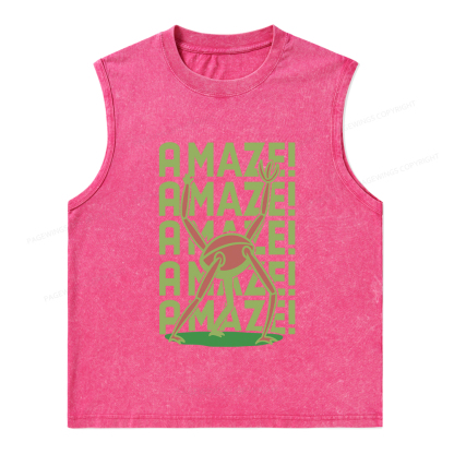 Pagewings Rocky Amaze Unisex Washed Tank Top