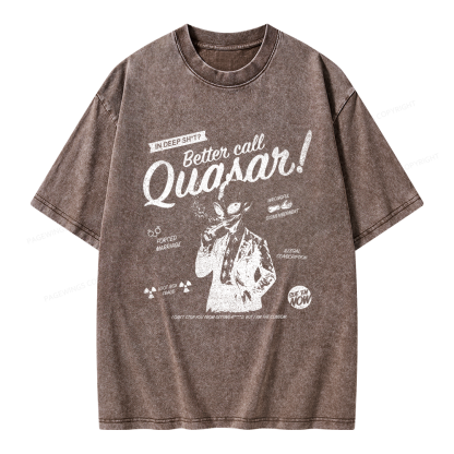 Pagewings Sci Fi Bookish Unisex Washed T-shirt