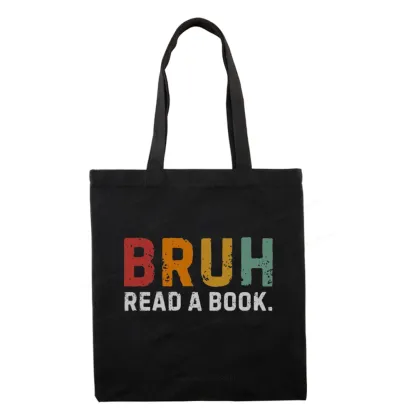 Pagewings Read A Book Bruh Tote Bag