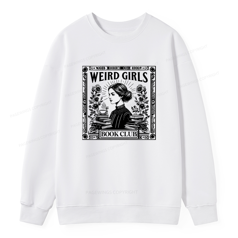 Pagewings Weird Girls Book Club Unisex Classic Sweatshirt