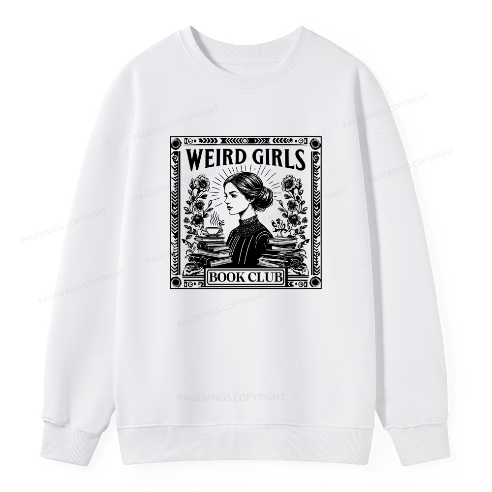 Pagewings Weird Girls Book Club Unisex Classic Sweatshirt