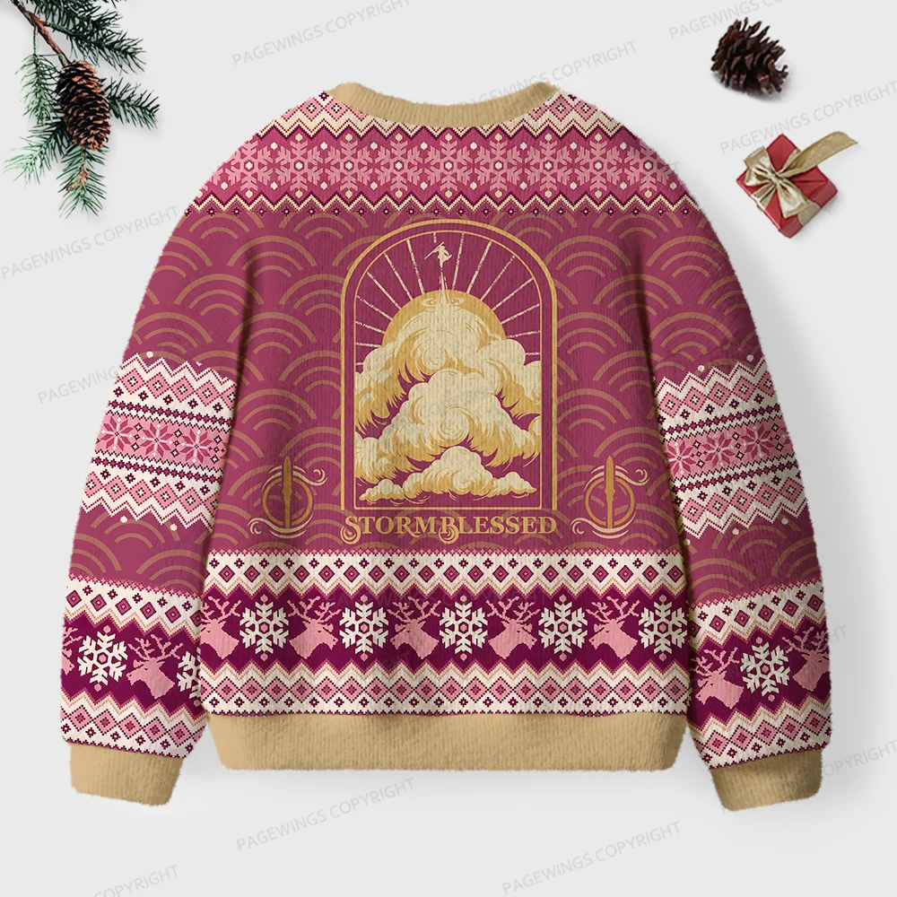 Pagewings Stormblessed Unisex Ugly Knit Sweatshirt