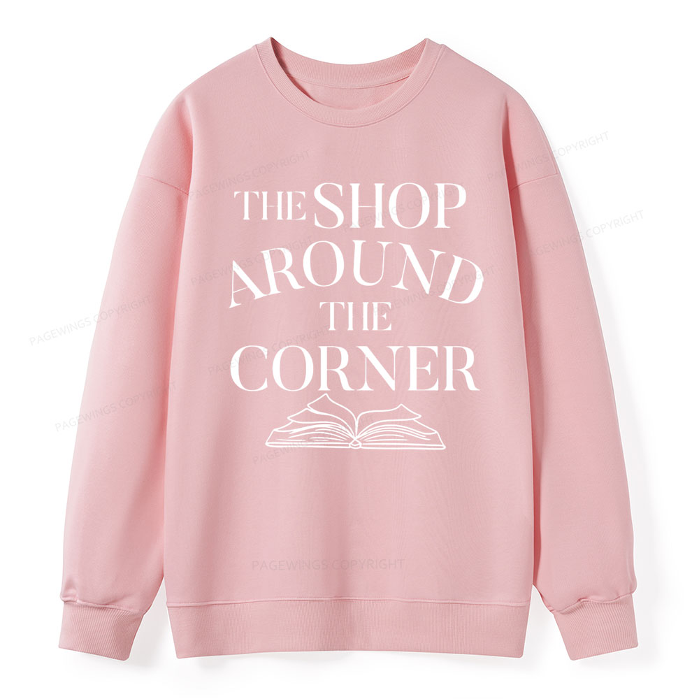 Pagewings The Shop Around The Corner Bookworm  Unisex Classic Sweatshirt