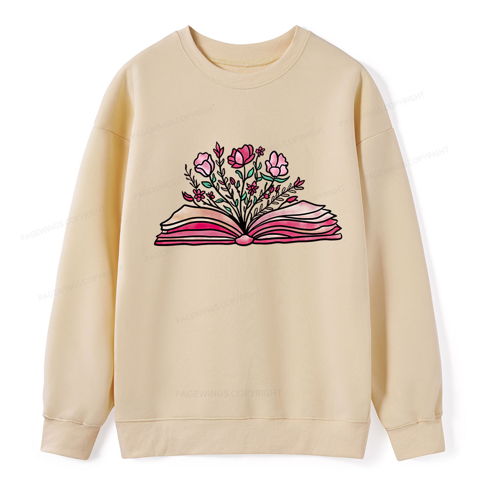 Pagewings Booktrovert Definition Funny Book Lover Png Unisex Classic Sweatshirt