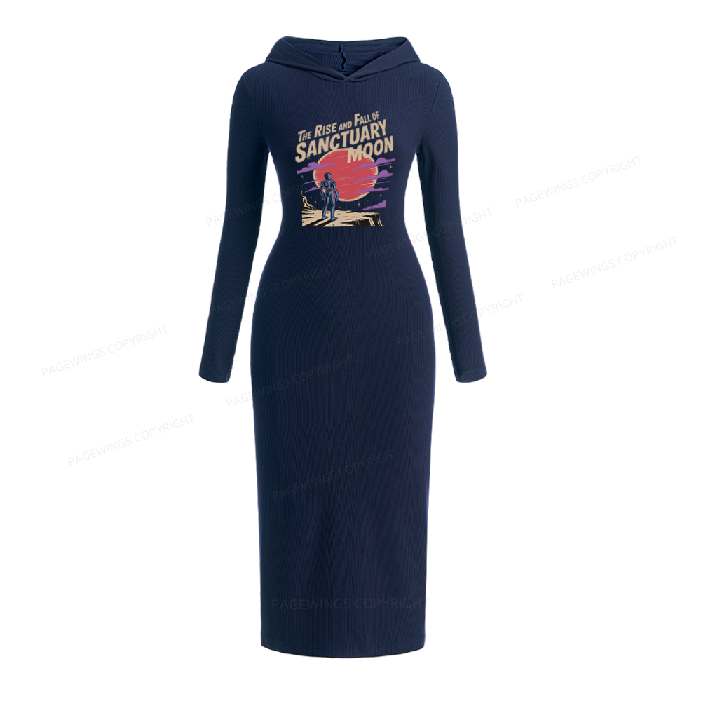 Pagewings The Rise And Fall Of Sanctuary Moon Hooded Knit Dress