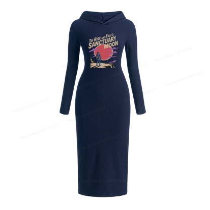 Pagewings The Rise And Fall Of Sanctuary Moon Hooded Knit Dress