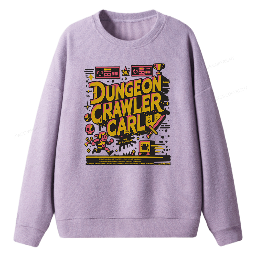 Pagewings Book New Achievement  Unisex Knit Sweatshirt