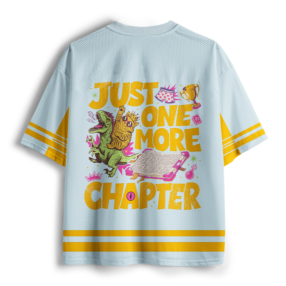 Pagewings Sci Fi Book Lover Unisex Mesh Jersey
