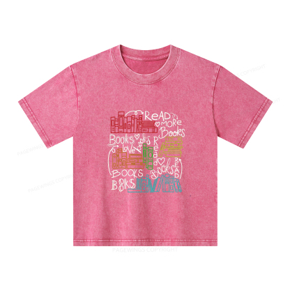 Pagewings Reading Week Shirt For Teachers & Read America Unisex Kids Washed T-shirt