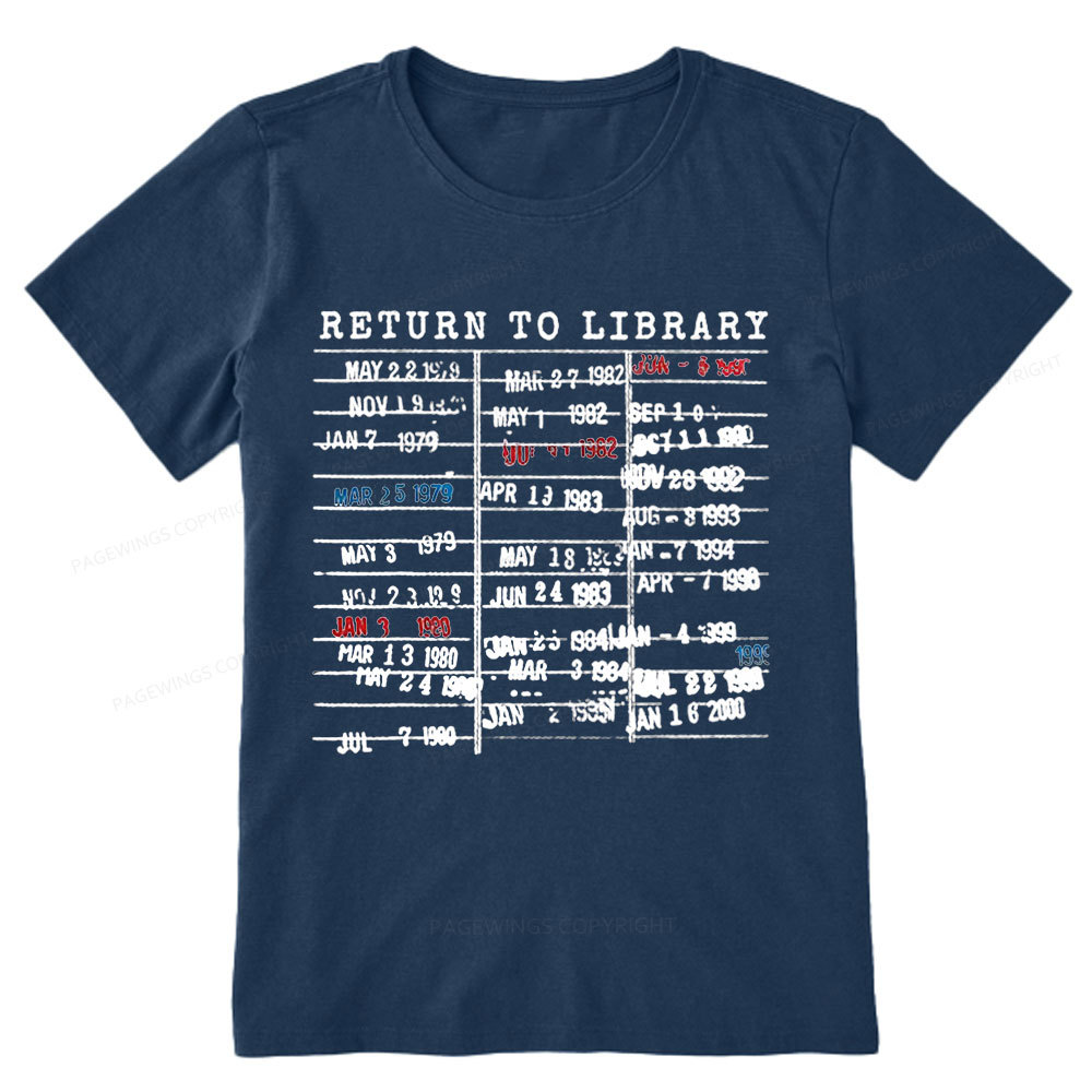 Pagewing Return To Library Unisex Classic T-shirt