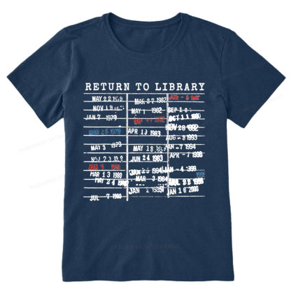 Pagewing Return To Library Unisex Classic T-shirt