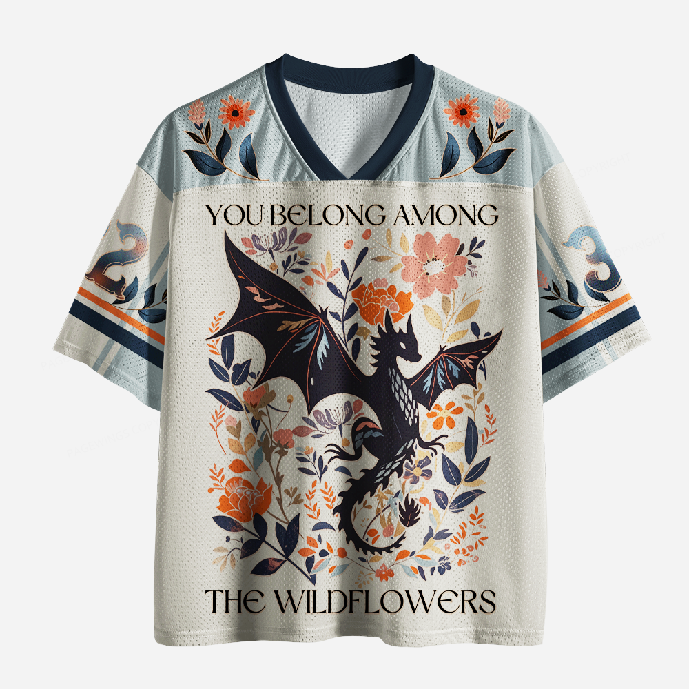 Pagewings Fantasy Book Lover Unisex Mesh Jersey