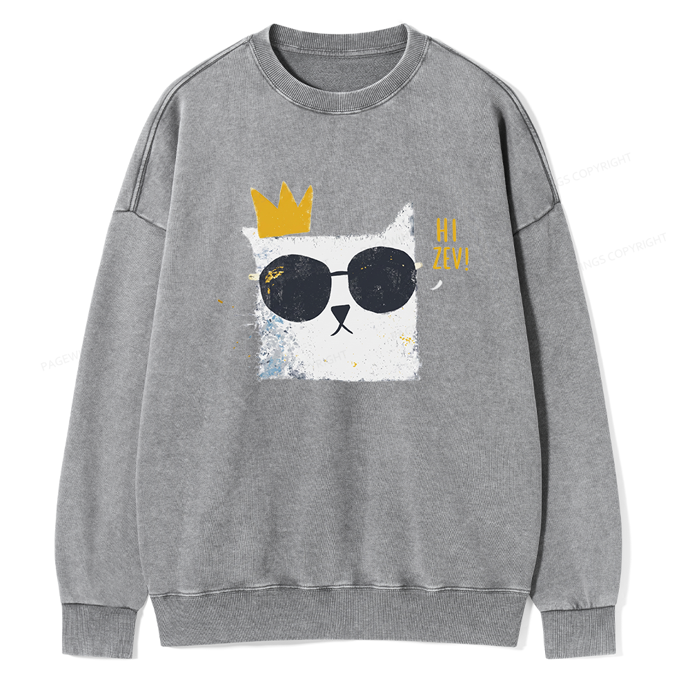 Pagewings Sci-Fi Bookish Unisex Washed Sweatshirt