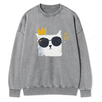 Pagewings Sci-Fi Bookish Unisex Washed Sweatshirt
