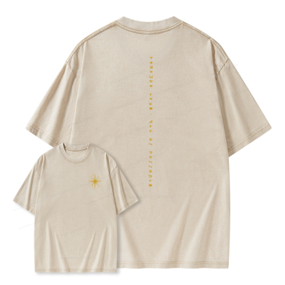 Pagewings Through Love All Is Possible Unisex Washed T-shirt