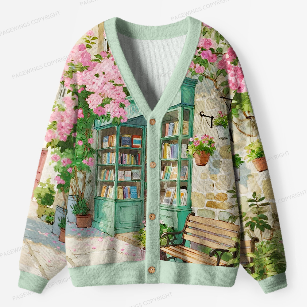 Pagewings Bookshop Unisex Ugly Cardigan Sweaters