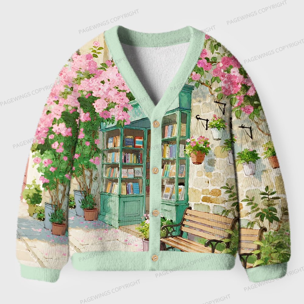 Pagewings Bookshop Unisex Ugly Cardigan Sweaters