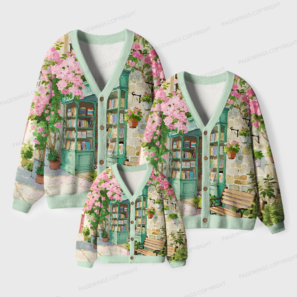 Pagewings Bookshop Unisex Ugly Cardigan Sweaters