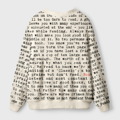 Pagewings Bookish Vibe Light Knit Unisex Cardigan Sweaters