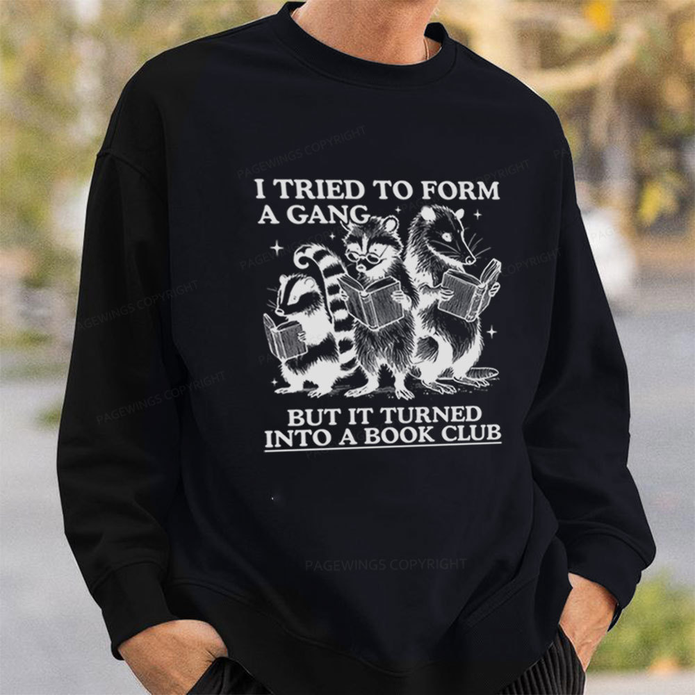 Pagewings A Gang Turn Into A Book Club Unisex Classic Sweatshirt