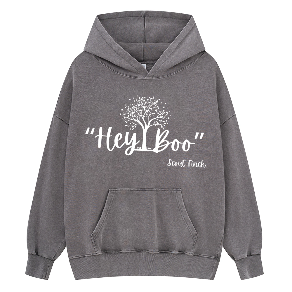 Pagewings To Kill a Mockingbird Unisex Washed Hoodie