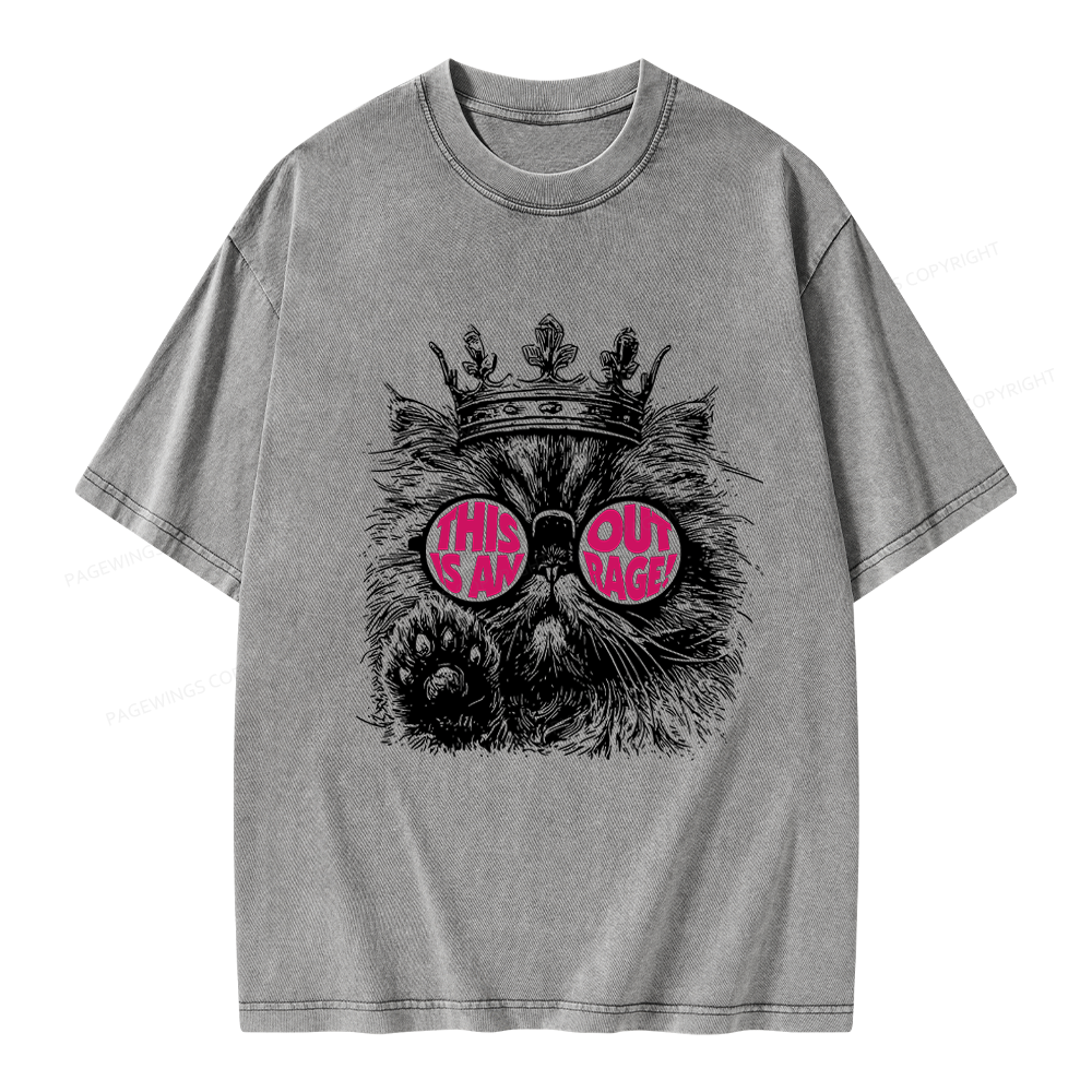 Pagewings Sci-Fi Book Lover Unisex Washed T-shirt